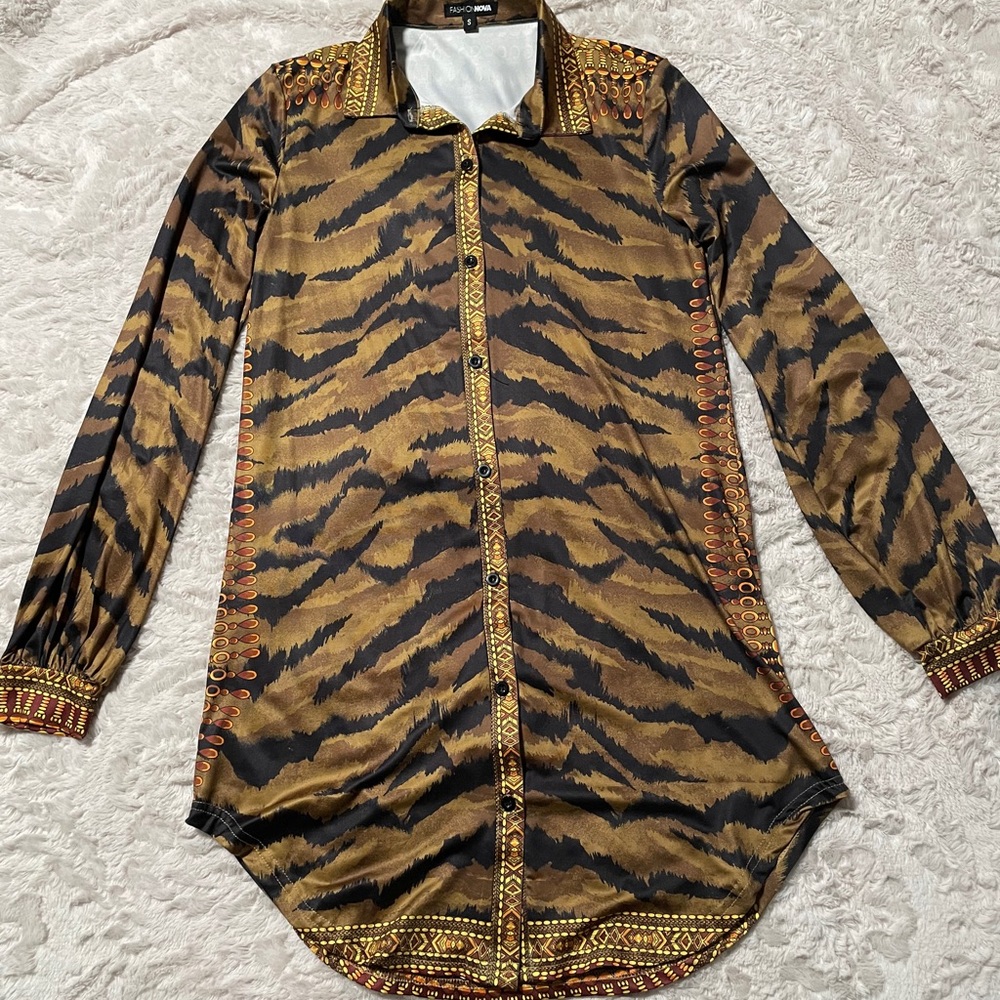 Olive Combo Wild Dress